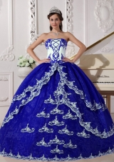 2014 Ball Gown Lace Appliques Quinceanera Dresses