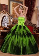 Wonderful Ball Gown Strapless Beading Long Quinceanera Gowns