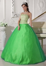 Cheap Sweetheart 2014 Quinceanera Dresses with Beading