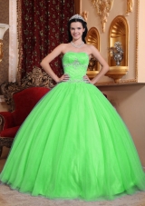 Popular Puffy Sweetheart Quinceneara Dresses with Beading