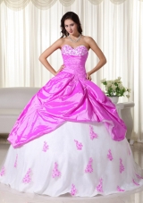 Elegant Sweetheart Quinceanera Gown Dresses with Appliques