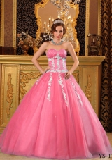 Popular Princess Sweetheart Sweet 16 Dresses with Appliques