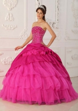 2014 Spring Beautiful Ball Gown Strapless Quinceanera Dress with Beading