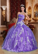 Beautiful Ball Gown Strapless Appliques Dresses For a Quince