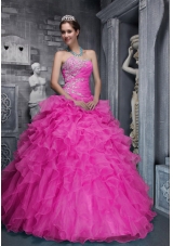 2014 Beautiful Sweetheart Beading and Appliques Quinceanera Dresses