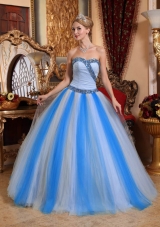 2014 Beautiful Multi-color Puffy Sweetheart Beading Quinceanera Dresses