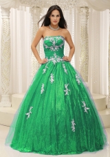 2014 Wonderful Princess Quinceanera Dresses with Appliques Paillette Over Skirt Tulle