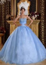 Perfect Ball Gown Sweetheart Appliques and Beading 2014 Quinceanera Dresses