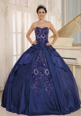 Discount Embroidery Pretty Quinceanera Dresses With Sweetheart