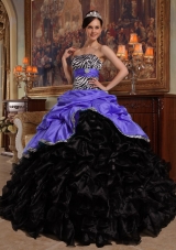 Elegant Puffy Sweetheart Pick-ups 2014 Quinceanera Dresses