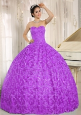 Sweetheart Ball Gown Full Length Quinceanera Dress with Lace All Over Skirt