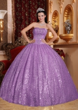 Ball Gown Sweetheart Beading Sweet Sixteen Quinceanera Dresse with Sequins
