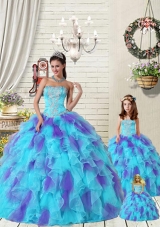 2015 New Arrival Multi-color Dress for Princesita with Beading and Ruffles