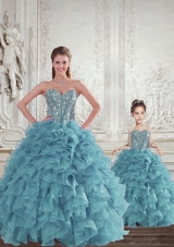 Gorgeous Beading and Ruffles Princesita Dress for 2015 Spring