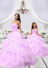 New Arrival Beading and Ruching Pink Princesita Dress for 2015