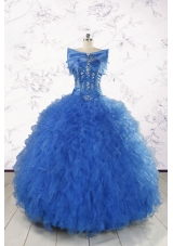 Beautiful Quinceanera Dresses in Royal Blue Appliques