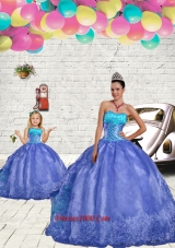 Most Popular Blue Princesita Dres with Beading and Embroidery for 2015