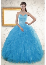 Cheap Remarkable Beading Quinceanera Dresses in Baby Blue