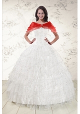 Most Popular Formal Quinceanera Gowns with Sequins and Ruffles