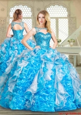 Fashionable Sweetheart Sweet 16 Dresses with Paillette and Ruffles