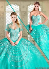 Most Popular Sweetheart Quinceanera Gowns with Beading and Appliques
