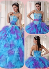Perfect Ball Gown Floor Length Appliques Quinceanera Dresses