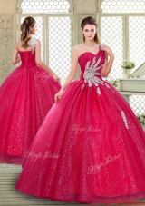 Beautiful One Shoulder Quinceanera Gowns with Beading