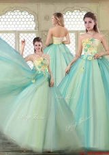 New Arrivals Strapless Quinceanera Dresses with Appliques