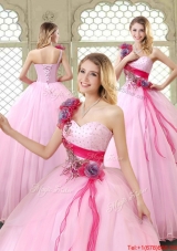 New Arrivals Beading Quinceanera Gowns with One Shoulder