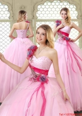 New Arrivals Beading Quinceanera Gowns with One Shoulder