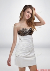 Perfect 2015 Column Sweetheart Mini Length Camo Prom Dresses