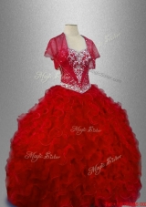 Ball Gown In Stock Sweet 16 Dresses with Ruffles