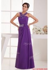 Beautiful Empire Straps Prom Dresses with Beading
