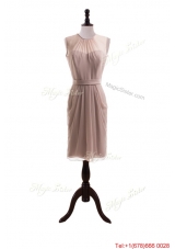 2016 Elegant Belt Short Prom Dresses with Knee Length