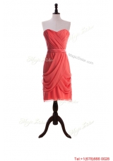 Beautiful Short Prom Dresses with Belt and Ruching for 2016