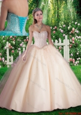 Simple Beading Quinceanera Dresses for 16 brithday Party