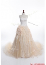 Great Affordable A Line Sweetheart Wedding Dresses with Appliques