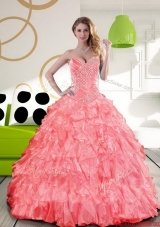 New Style Sweetheart 2015 Quinceanera Dress with Beading and Ruffles