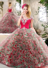 Latest Brush Train 2016 Quinceanera Gowns in Multi Color