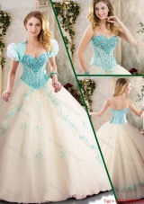 Beautiful Sweetheart Quinceanera Dresses with Appliques