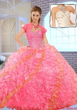 2016 Pretty Fashionable Sweetheart Beading Quinceanera Dresses in Multi Color