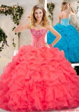 Beautiful Beading and Ruffles Sweet 16 Dresses for 2016