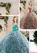 Hot Sale Beading and Ruffles Quinceanera Gowns with Sweetheart