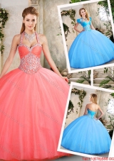 Latest Ball Gown Sweetheart Beading Quinceanera Dresses