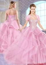 Elegant Sweetheart Lace Up Quinceanera Dresses with Beading