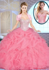 Fashionable Exclusive Sweetheart Quinceanera Dresses Beading and Ruffles