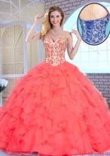 Luxurious Sweetheart Quinceanera Dresses with Beading and Ruffles