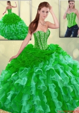 2016 Gorgeous Multi Color Quinceanera Dresses with Brush Train