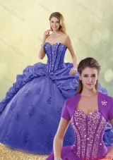 New Arrivals 2016 Sweetheart Quinceanera Gowns with Brush Train