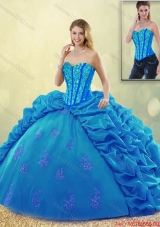 Popular Ball Gown Beading Quinceanera Dresses with Pick Ups